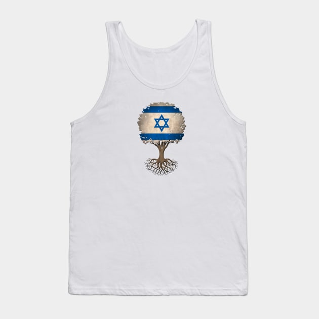 Tree of Life with Israeli Flag Tank Top by jeffbartels